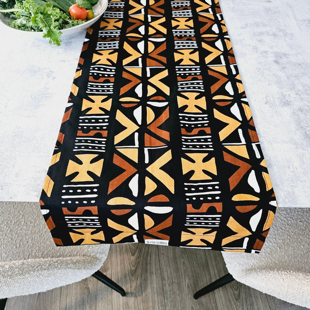 Table Runner 160x35cm | 180x35 | 200x35cm | 100% Cotton African Print Fabric-0