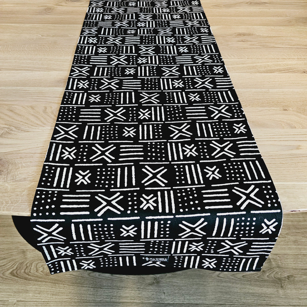 Table Runner and Set of 4 Placemats | 100% Cotton African Print Fabric-1