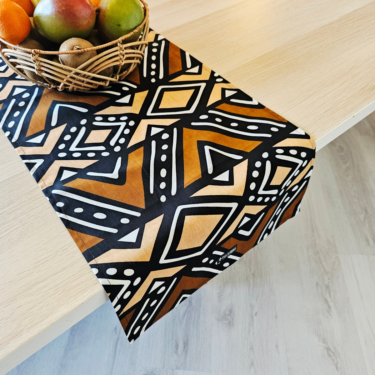 Table Runner 160x35cm | 180x35 | 200x35cm | 100% Cotton African Print Fabric-1