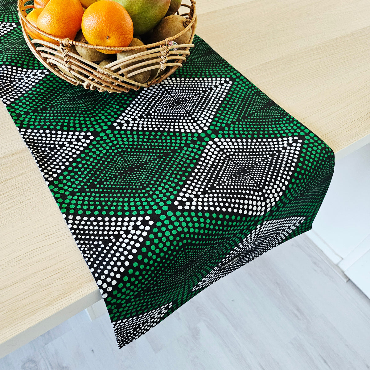 Table Runner 160x35cm | 180x35 | 200x35cm | 100% Cotton African Print Fabric-1