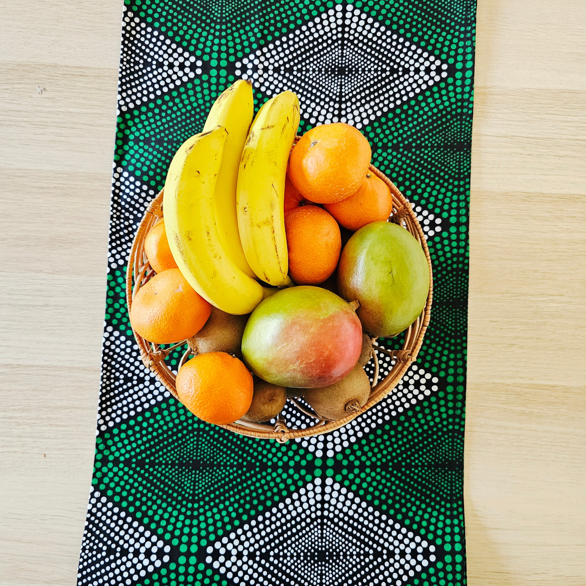 Table Runner 160x35cm | 180x35 | 200x35cm | 100% Cotton African Print Fabric-3