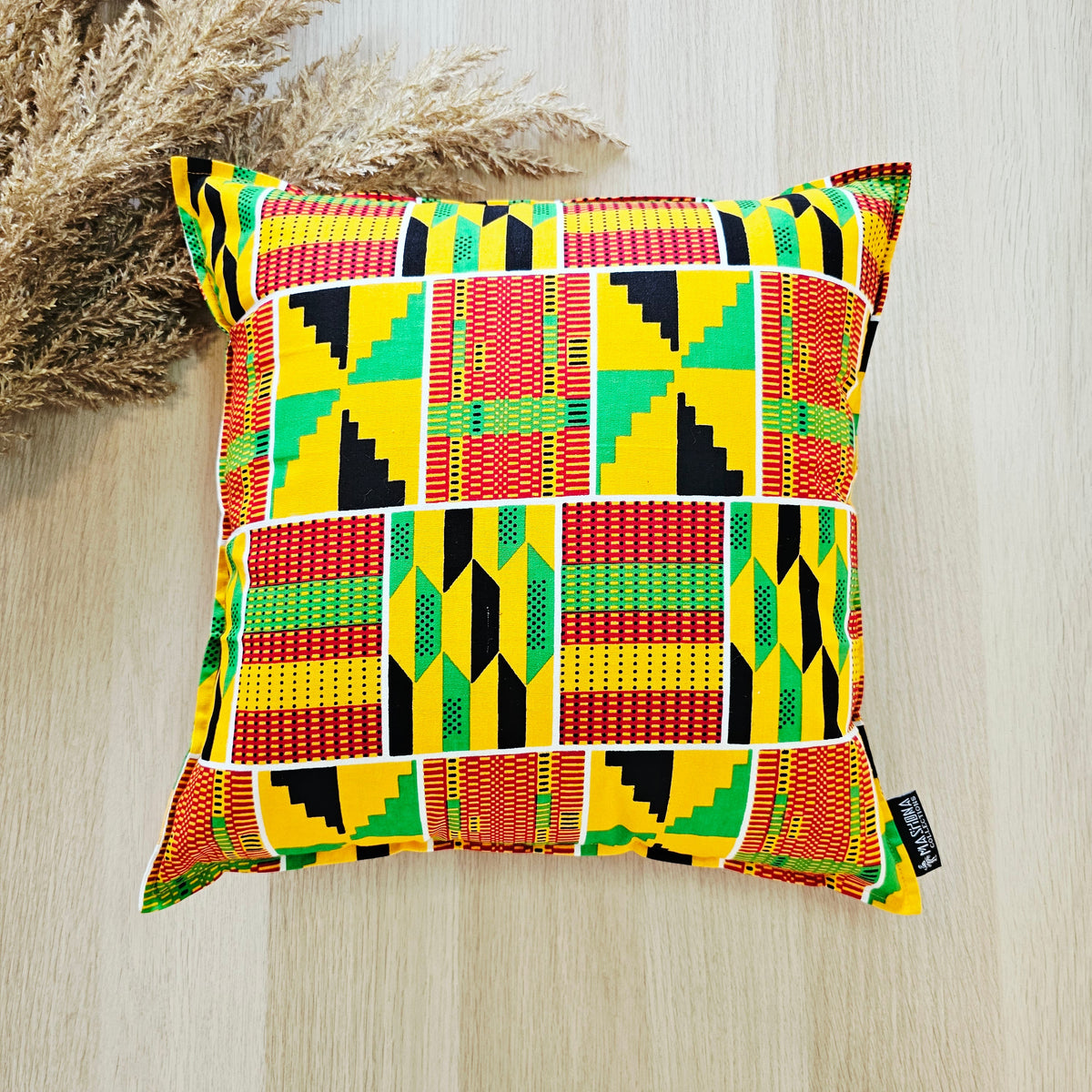 Set of 2 | 4 Cushion Covers |45x45cm | 100% Cotton Wax Ankara Fabric-0