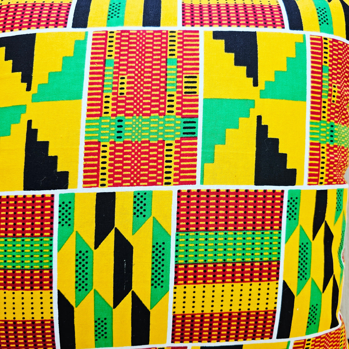 Set of 2 | 4 Cushion Covers |45x45cm | 100% Cotton Wax Ankara Fabric-4