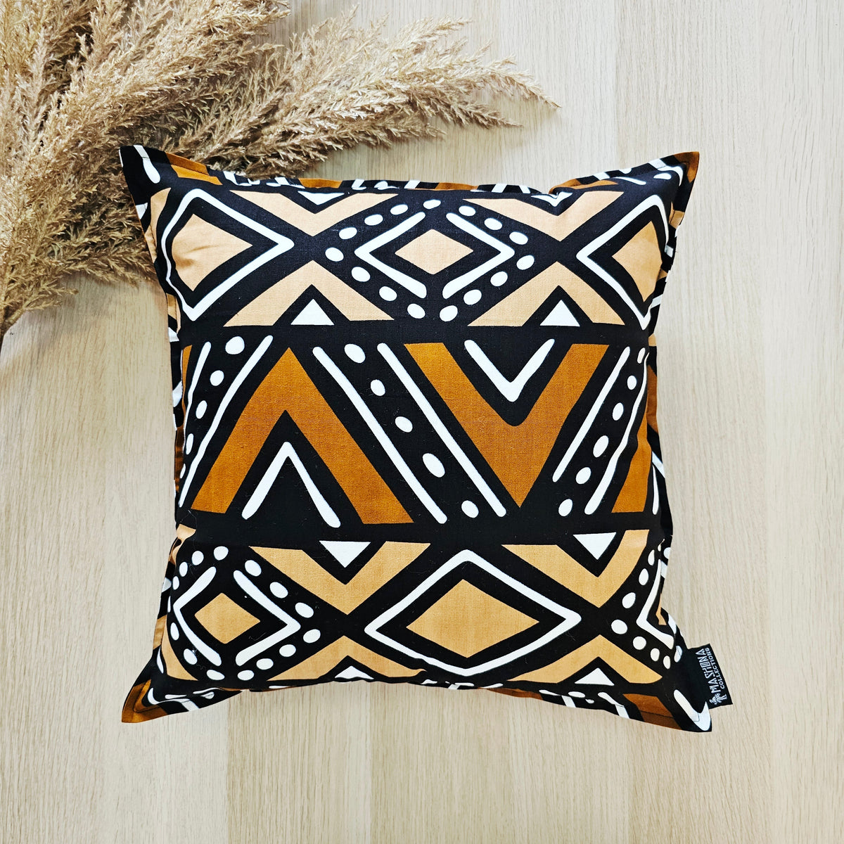 Set of 2 | 4 Cushion Covers |45x45cm | 100% Cotton Wax Ankara Fabric-0